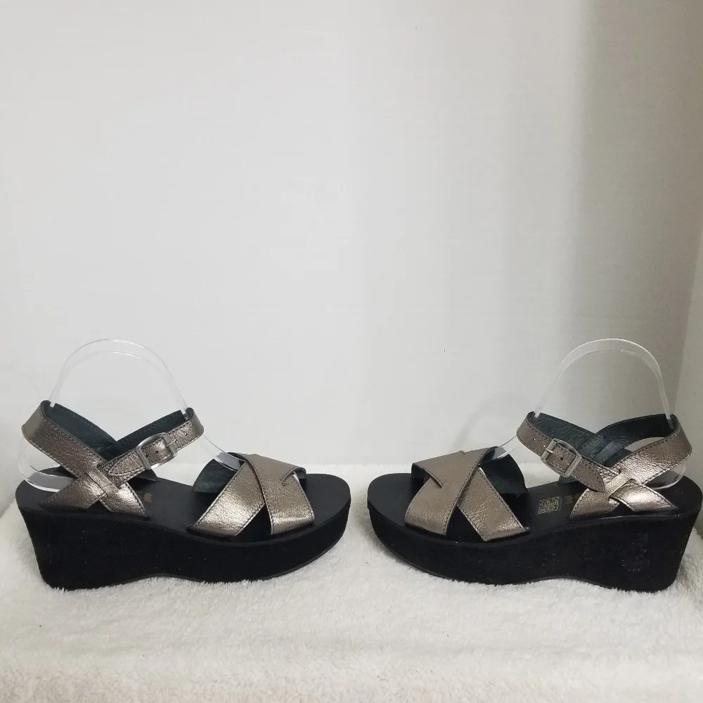 Kork-Ease Pewter Metalic sandal